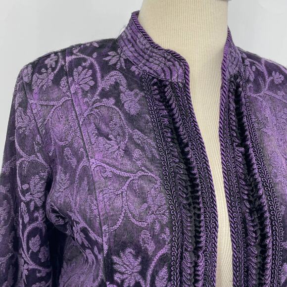Coldwater Creek Floral Tapestry Jacket - Picture 4 of 6